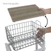 Atlantic 2-Tier Cart System (White)