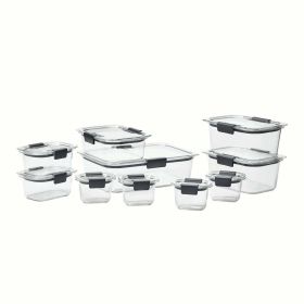 Food Storage Containers Clear Tritan Plastic (Option: 20 Piece Variety Set)