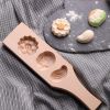Wooden Moon Cake Mold Wagashi Snow Skin Mooncake Mold DIY Rice Cake Baking Mold